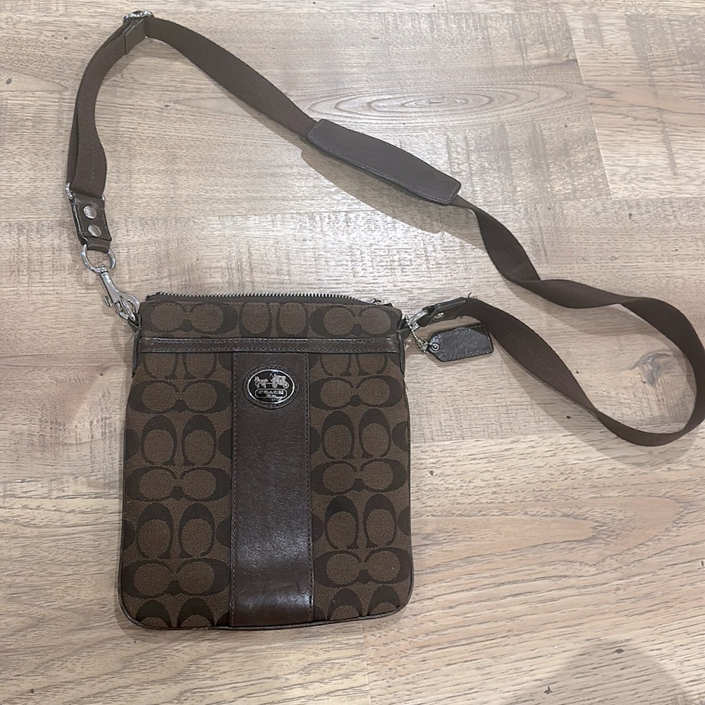 Coach signature crossbody